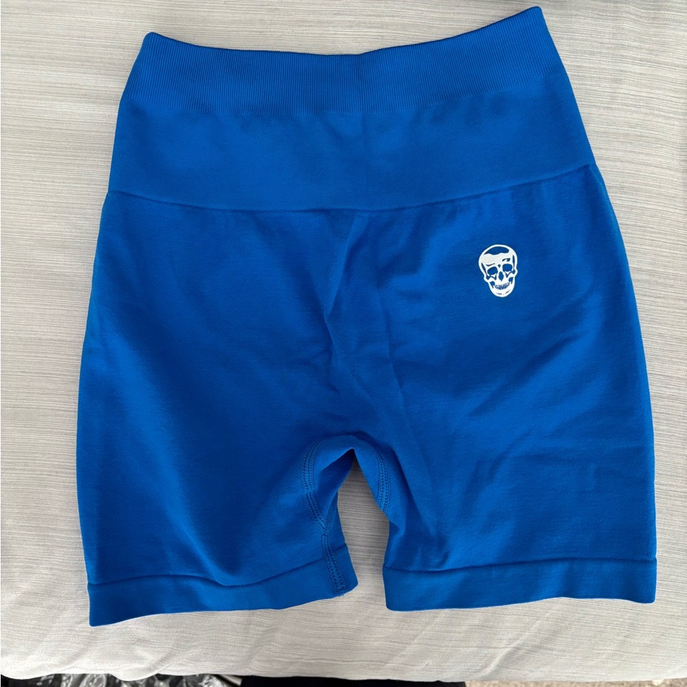 Gym Reapers blue biker shorts
